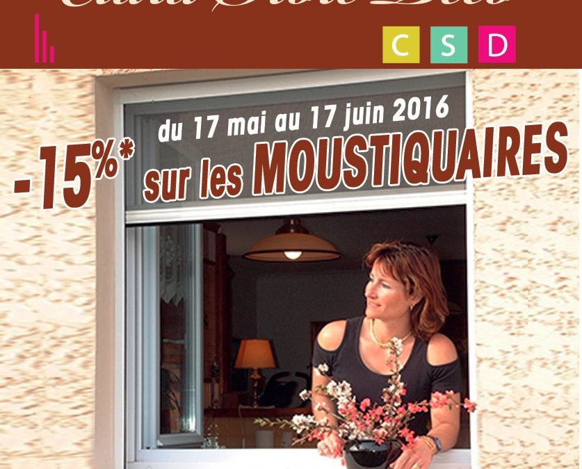 -15% sur les moustiquaires